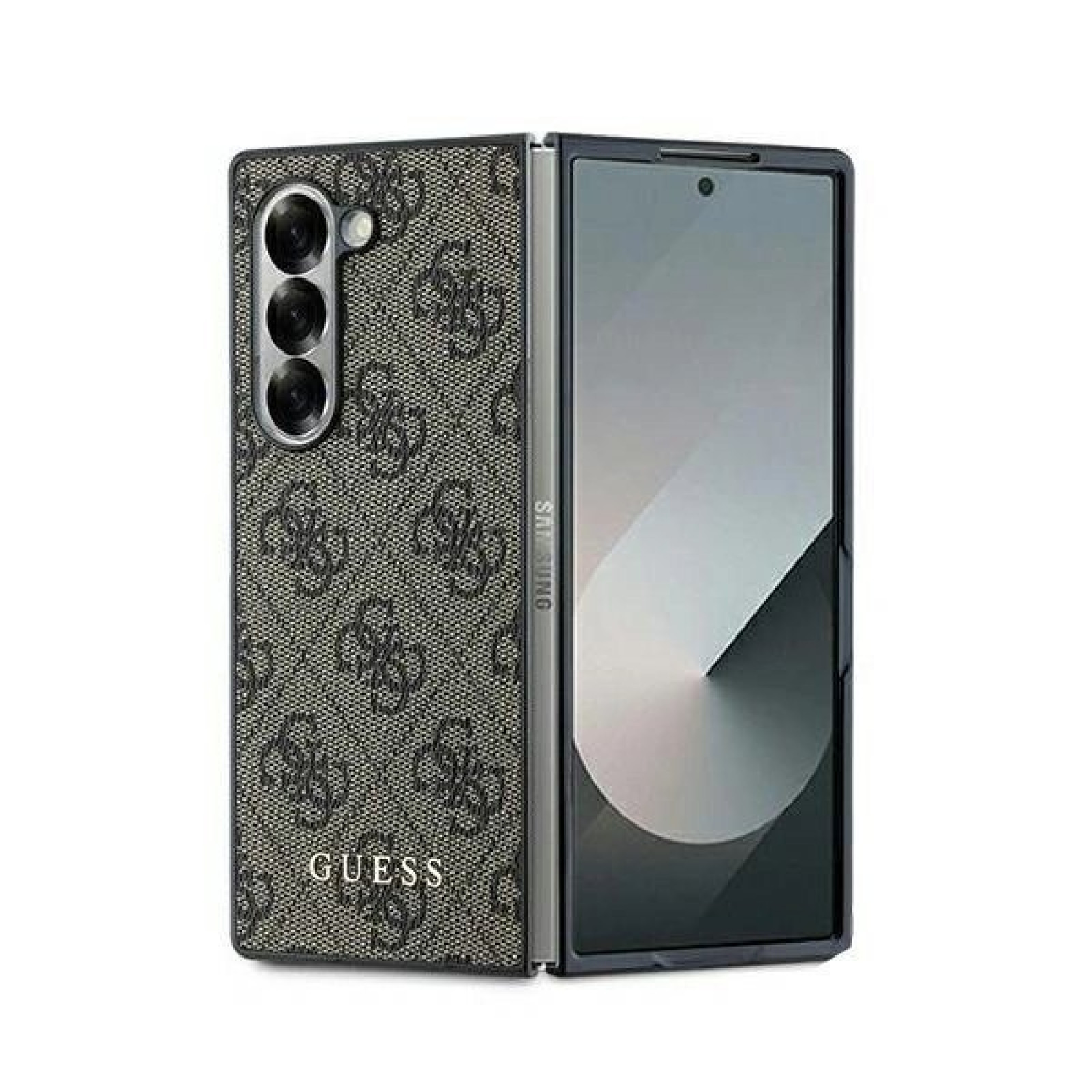 Гръб Guess 4G Charm Case за Samsung Galaxy Z Fold 6 - Кафяв